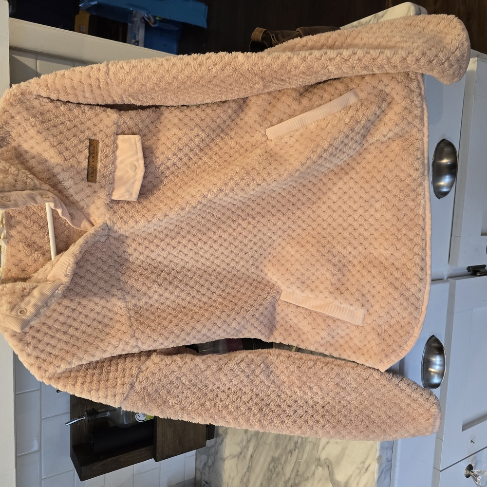 Women's Cream Textured Jacket